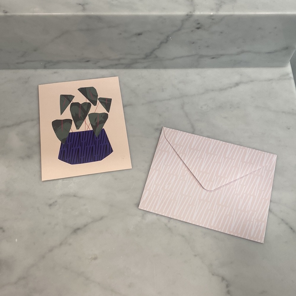 NWT Green Inspired - Blank Potted Plant Cards with Matching Envelopes - Picture 3 of 4